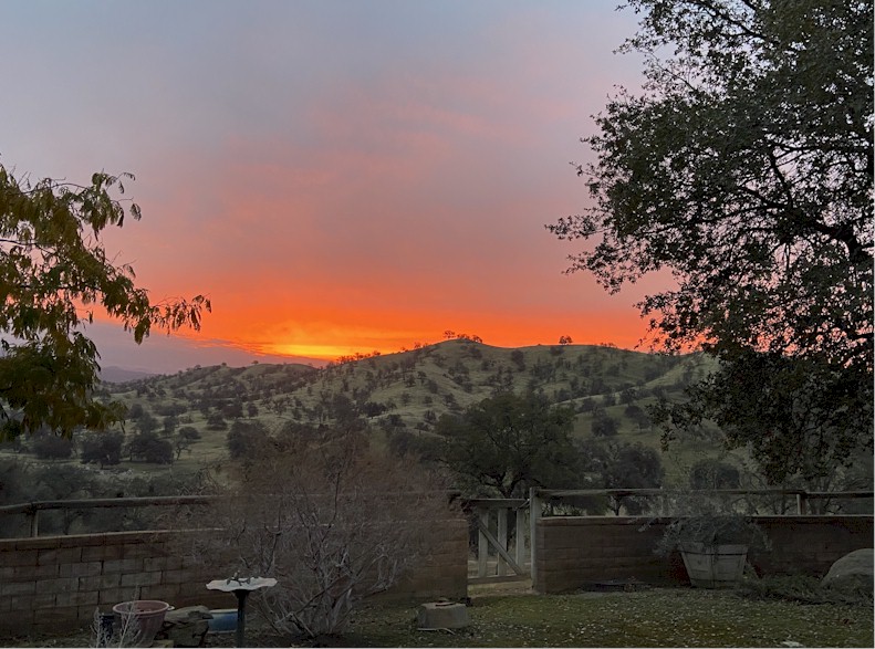 Sunrise at the ranch